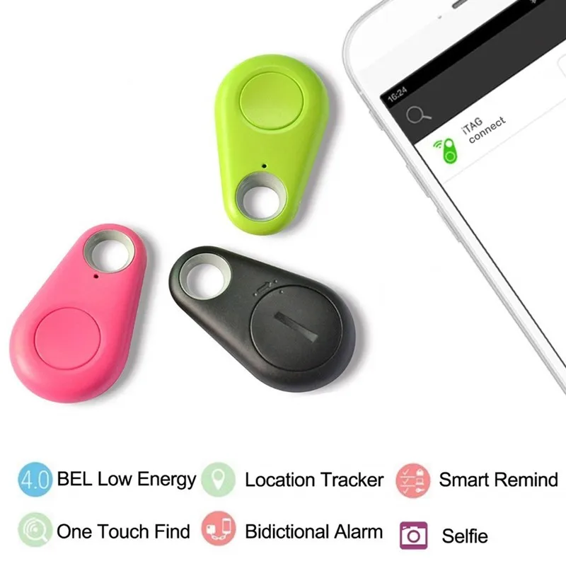 Smart Pets GPS Tracker Anti-lost Alarm Tag Wireless Bluetooth Tracker Child Bag Wallet Phone Key Finder Locator Anti Lost Alarm