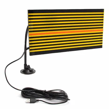 

New 1 Set USB LED Line Board Car Scratch Reflector Plastic+Metal Paintless Dent Repair PDR Tool Car Repair Accessories Mayitr