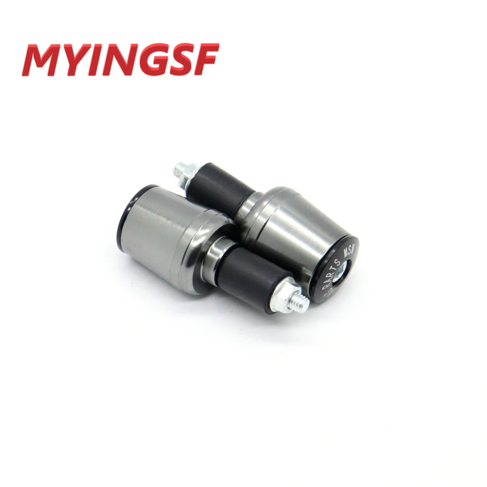2pcs CNC Motorcycle Road MTB Bike Handlebar Cap Hand Grips Bar End Plug 7/8'' 22mm motor handlebar Counterweight grips ends