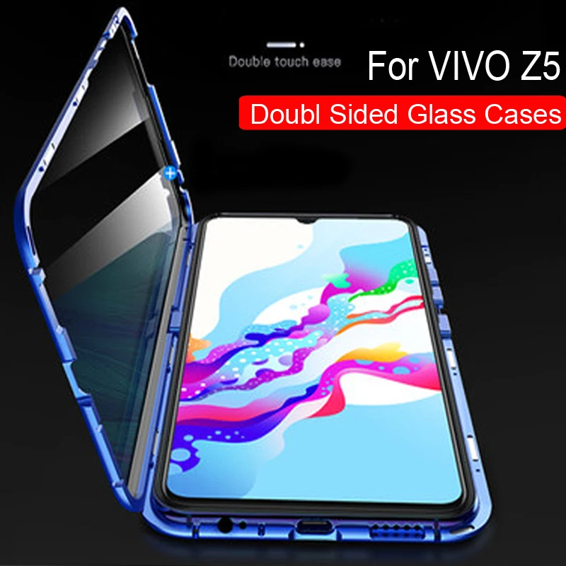 Роскошный Магнитный адсорбционный ЧЕХОЛ ДЛЯ VIVO Z5 z5 металлическая рамка Двойная