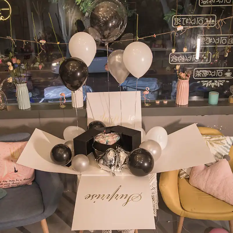Caja Sorpresa Tiktok Con Forma De Globo Para Confesion Caja Para Regalo De Cumpleanos Para Una Novia Aliexpress