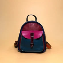 Милый женский рюкзак в студенческом стиле для девушек, неспешный многоцветный рюкзак, женская сумка случайного цвета