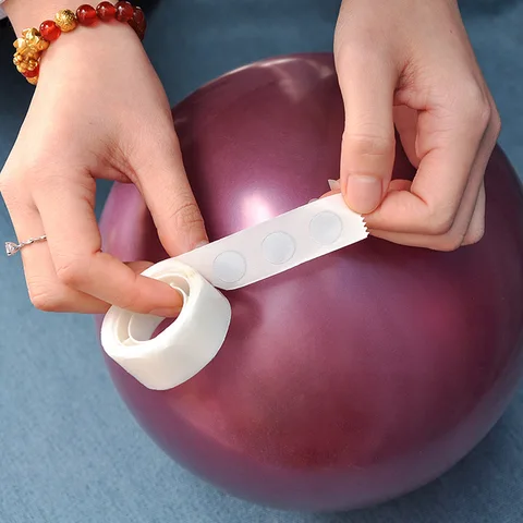 Balloons Glue Adhesive Wedding Party Decoration Fixed Clip ballon Dot Super Sticky Point Double Sided Stick Tape