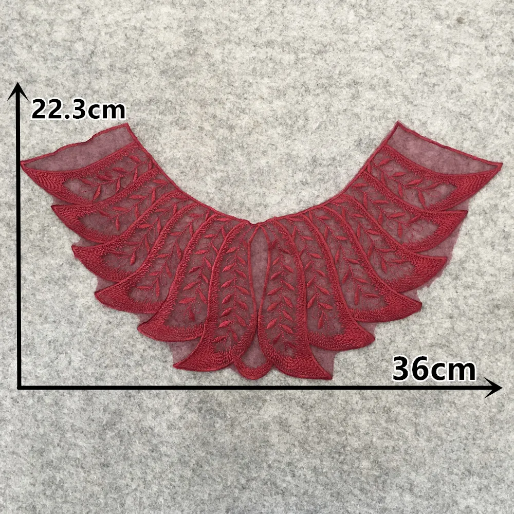 Новое поступление тюль кружевной воротник тканевый вышивка кружевной вырез Швейные платья Сделай Сам аксессуары товары для рукоделия Скрапбукинг YL1423