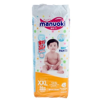 

Manuoki XXL diapers panties 15+ kg, 36 pcs 4274203