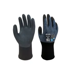 Gants de sécurité pour le jardin, en Nylon antidérapant, étanches à l'huile et à l'usure, en Nitrile, pour le travail, fournitures, WG 500 
