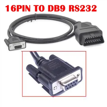 

OBD2 16 Pin To DB9 Female Serial Port RS232 Adapter Connector Car Scanner 16PIN Convert DB9 Female Serial RS232 OBD2 CABLE