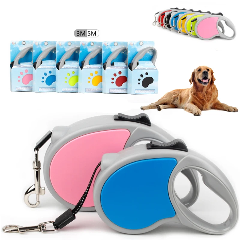 

3M/5M pet leash automatic retractable tractor medium dog portable dog chest back traction rope durable dog leash pet supplies