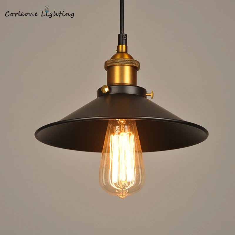Retro Loft Style Pendant Lights Dining Room Cafe Bar Pendant Light Edison LED Hanging Lamp Vintage Industrial Lighting Fixtures