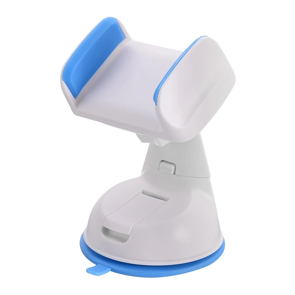 Universal Car Holder Windshield Suction Cup Mount 360 Rotation GPS Stand Mobile Phone Holder Bracket For iPhone Samsung Xiaomi - Название цвета: Синий