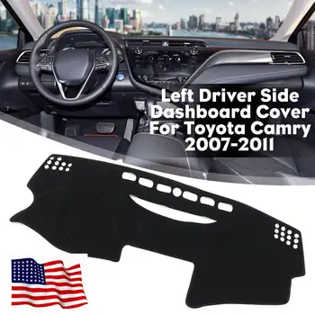 

LHD Dashboard Mat Cover Pad ANTI-UV Sun Shade Instrument Protective Carpet Car Styling Accessories For Toyota Camry XV40 2007-11
