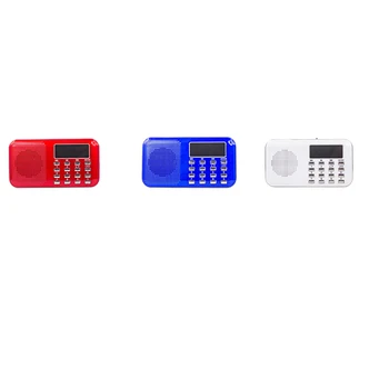 

L-218 Mini USB Speaker Portable Retro Style FM Radio USB Sd Card Reader Speaker