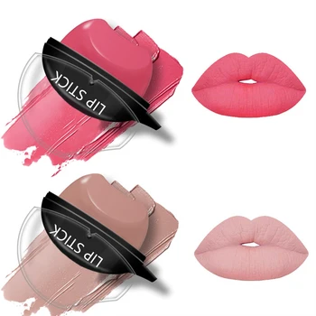 

9 Colors Lazy Lipstick Professional Matte Lip Shape Lipsticks Waterproof Lasting Sexy Red Lips Gloss Makeup Beauty Cosmetics