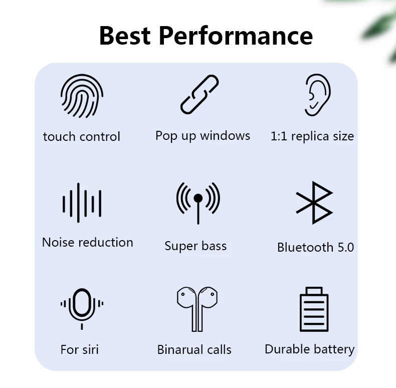 I24 мини Bluetooth гарнитура с сенсорным управлением, всплывающие стерео новые Tws беспроводные 5,0 Bluetooth чип, совместимый для универсального телефона