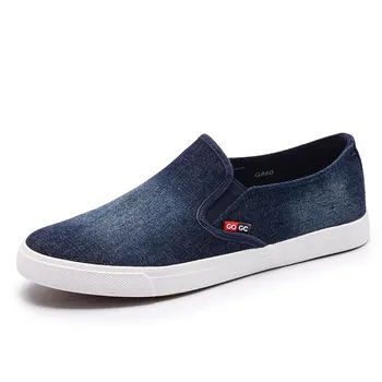 

#40#42#43 Slipony Men Fashion Men Sneakers Flats Casual Shoes Denim Canvas Shoes Nice Comfortable Men Shoes Loafers G880
