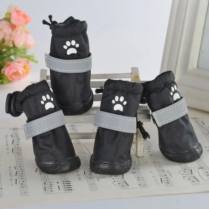 Dog Shoes Antislip Waterproof Boots Wear Resistant Sole Pet Puppy Cat