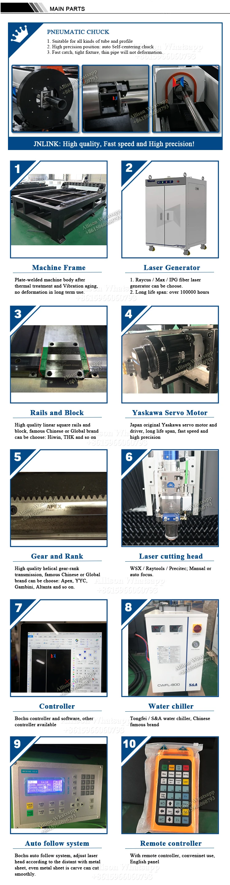 cnc fiber laser cutting machine for plate and pipe cutting-3