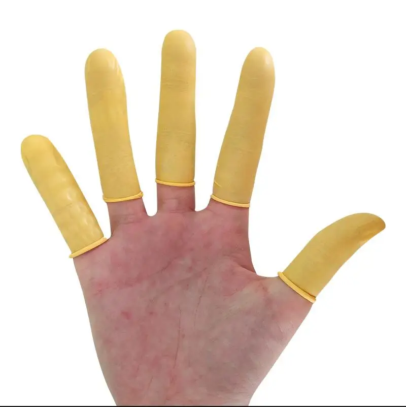 

Finger gloves No dust anti-static industrial A one-time rubber upset smooth