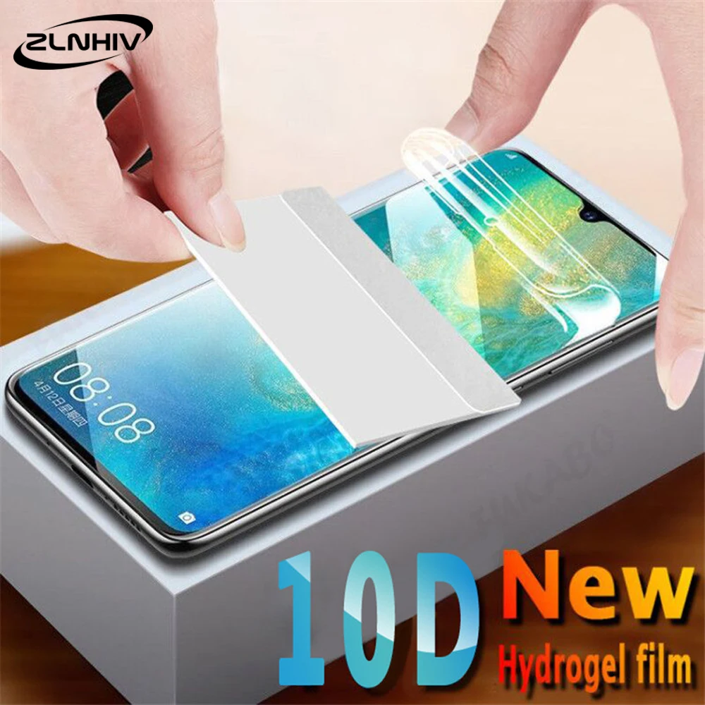 ZLNHIV 10D мягкий полный чехол для huawei nova 4 4e Гидрогелевая пленка телефона защита