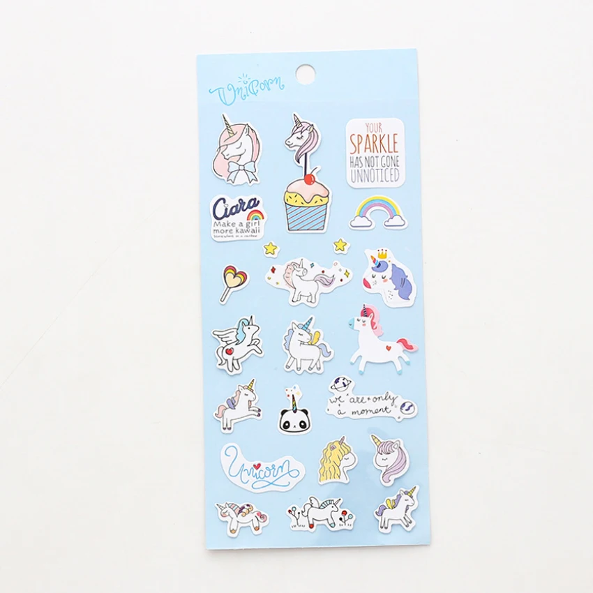 Cake 50packs/lot Kawaii Korean Creative Horse DIY Scrapbooking Diary Album Stickers For Decorative Children Room - Цвет: Cake