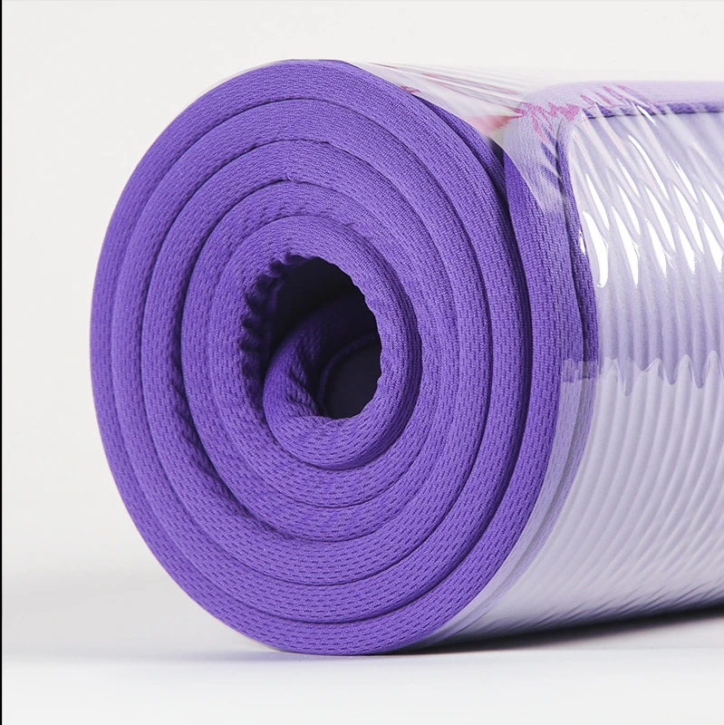 10MM Extra Thick 183cmX61cm High Quality NRB Non-slip Yoga Mats For Fitness Tasteless Pilates Gym Exercise Pads with Bandages