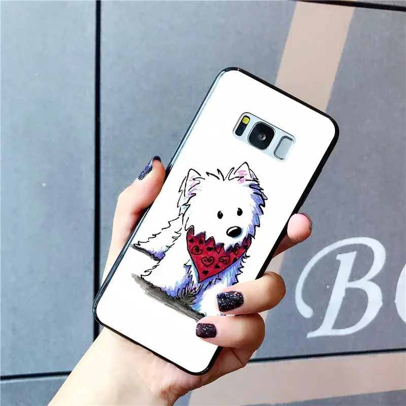 Cute Cartoon yorkshire terrier dog puppy