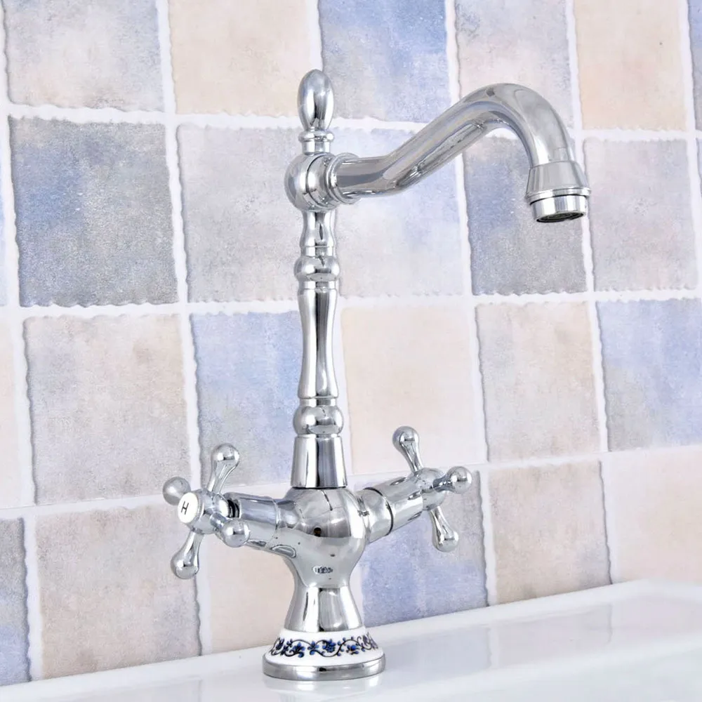 polished-chrome-bathroom-sink-faucet-360-degree-rotation-spout-double-cross-handle-brass-bath-sink-mixer-taps-nsf669