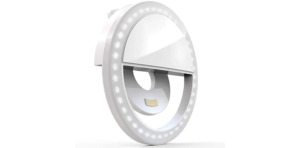 USB Charger led Selfie Ring Light Rechargeable Portable Clip-on Selfie Fill Light For Cell Phone/Girl Make-up