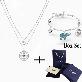 

2020 New Fashion Delicate High-quality Symbolic Elephan Mandala Necklace, To Give Girlfriend A Romantic Birthday Classic Gift