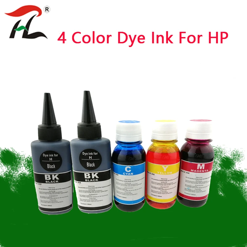 4 Color Dye Ink For HP for Premium General printer ink all models 302XL 304XL 802XL 803XL 62XL 63XL 301XL 950 | Компьютеры и офис