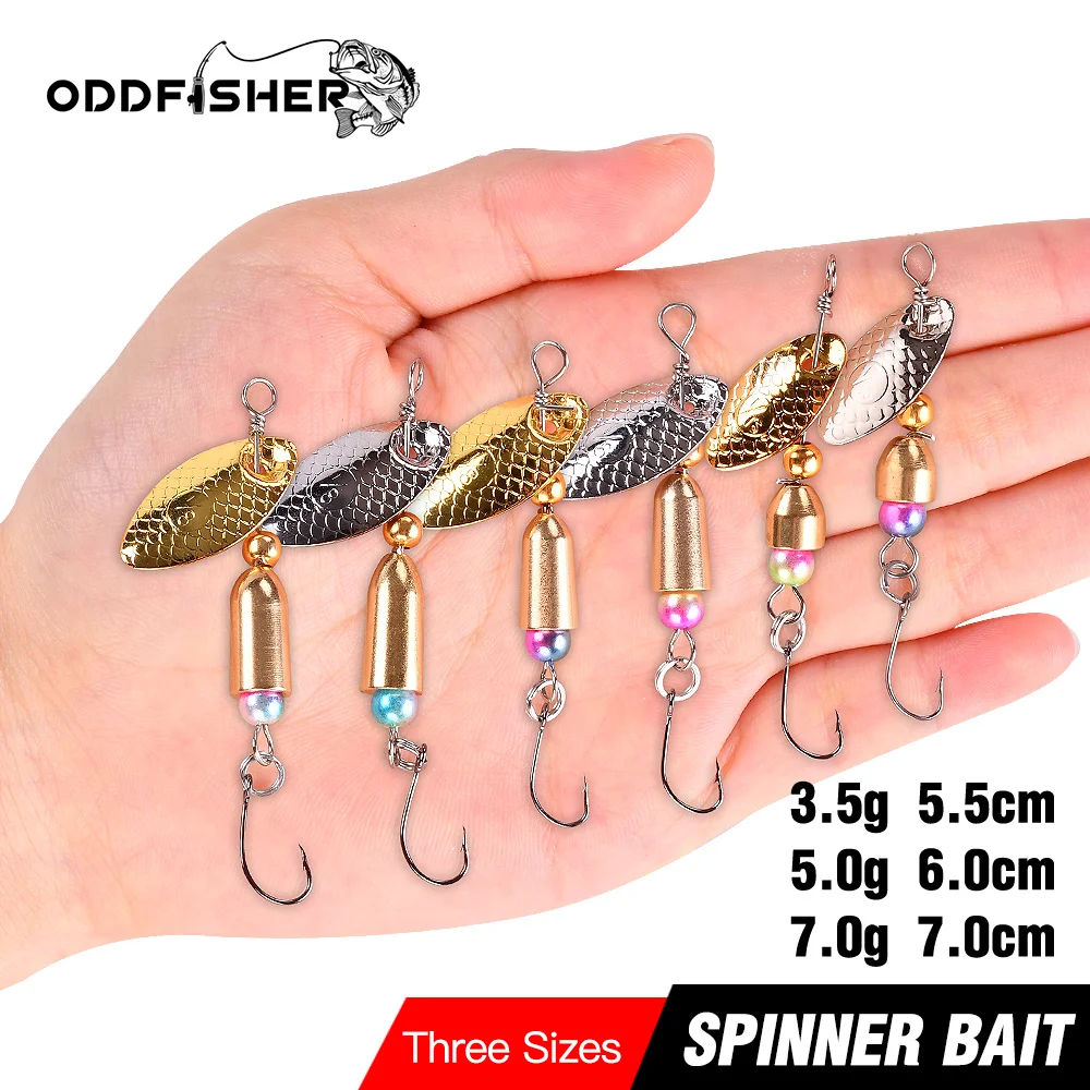 Spinner Baits Fishing Lure Wire Spinnerbait Sequins Spinning Metal