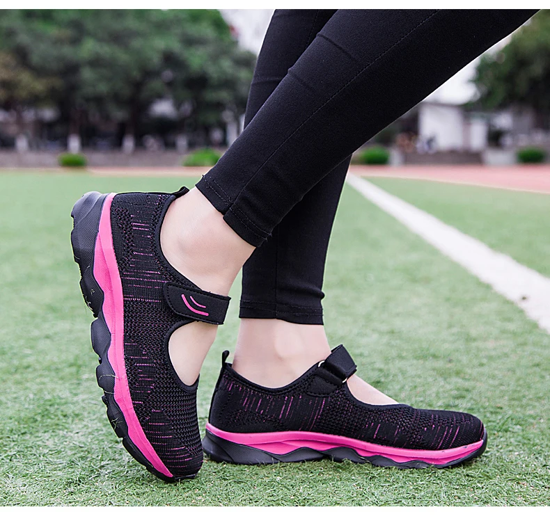 2022 Sneaker Women Fashion Flat Platform Shoes Woman Breathable Mesh Tenis Casual Sneakers Women Zapatos Mujer Ladies Boat Shoes 