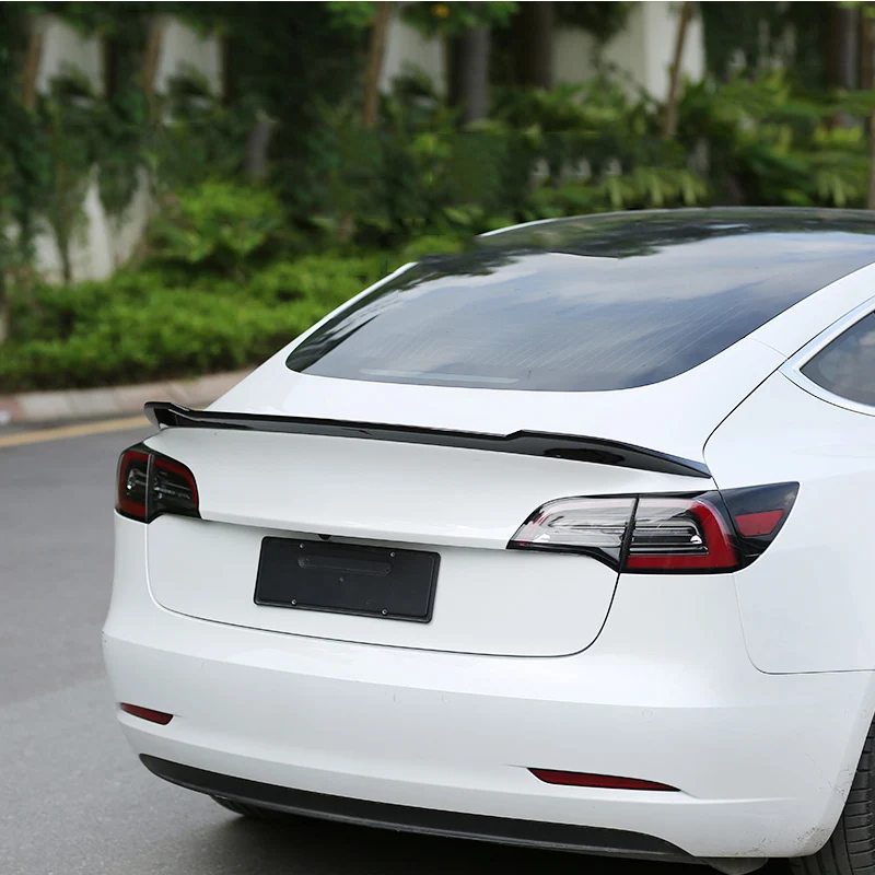 Подходит для Tesla model3 Автомобильный задний спойлер задний багажник крышка багажника