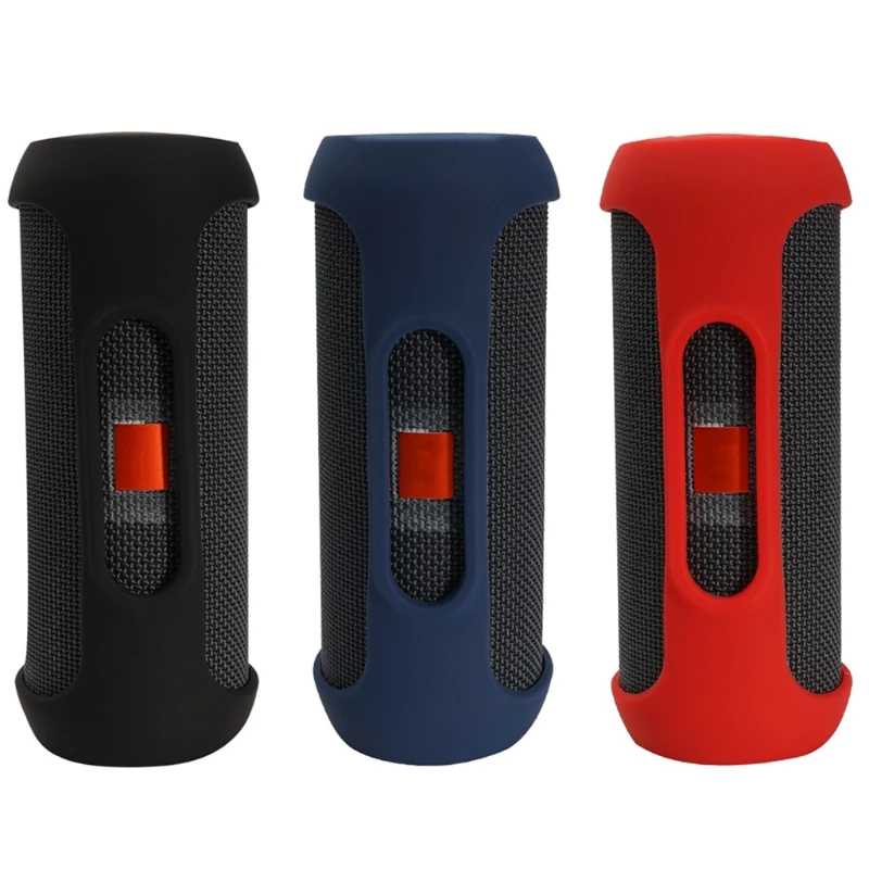 Silikon-Schutzhülle Für JBL Flip Essential 2 – Wasserdicht, Mit Schultergurt & Karabiner, Stoßschutz (orange)