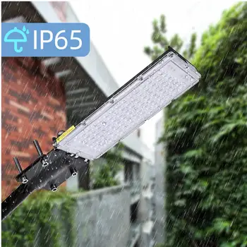

Ultra-thin Led Flood Light 100W 220V SMD 2835 Module Led Street Light Outdoor Lighting Waterproof IP65 with Assembled Bracket