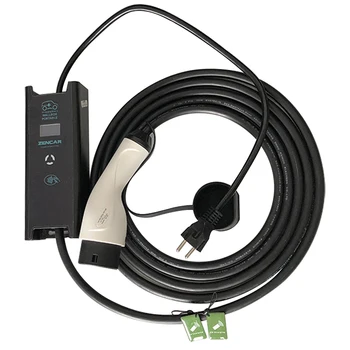 

Zencar 12A 16A Type 2 EVSE level 2 controller cable with schuko plug