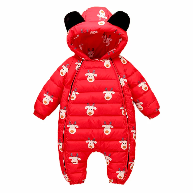 

Dollplus Baby Romper Cotton Long Sleeve Jumpsuit 2019 Winter Newborn Baby Boys Girls Clothes Hoodies Warm Baby Rompers