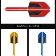 Безопасность двери автомобиля анти-столкновения предупреждающий, светоотражающий стикер 3D углеродного волокна светоотражающая лента сильная Светоотражающая Водонепроницаемая Автомобильная полоса
