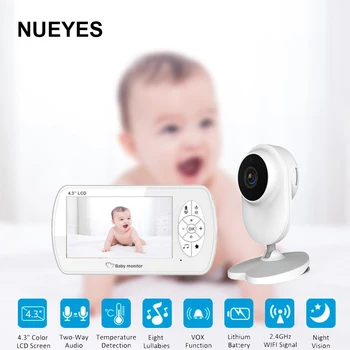 

4.3 Inch Wireless Baby Monitor Camera Two-way Audio Baby Security Babyphone Night Vision Temperature Baby-Cam Video Surveillance