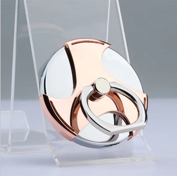Держатель для мобильного телефона, USB зарядка, зажигалка, креативная, с кончиком пальца, верхняя, прикуриватель, электрический, горячий провод, кольцо зажигания - Цвет: rose gold
