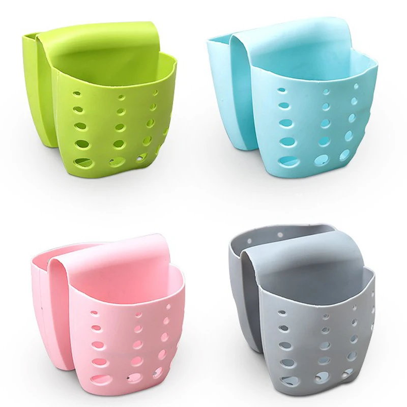 

Kitchen Storage Drain Basket Sink Holder Adjustable Soap Sponge Shelf Double Saddle Style Drain Rack Bathroom Accessories