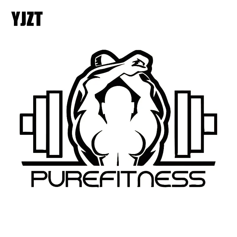 YJZT 16 6 м * 11 4 см роспись наклейка Purefitness спортзал Crossfit декоративные наклейки
