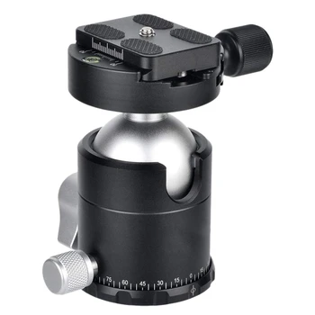 

Camera Head Aluminium Alloy Camera Panoramic Ball Head with Quick Release Plate 1/4 Inch Screw Mount for Cameras C