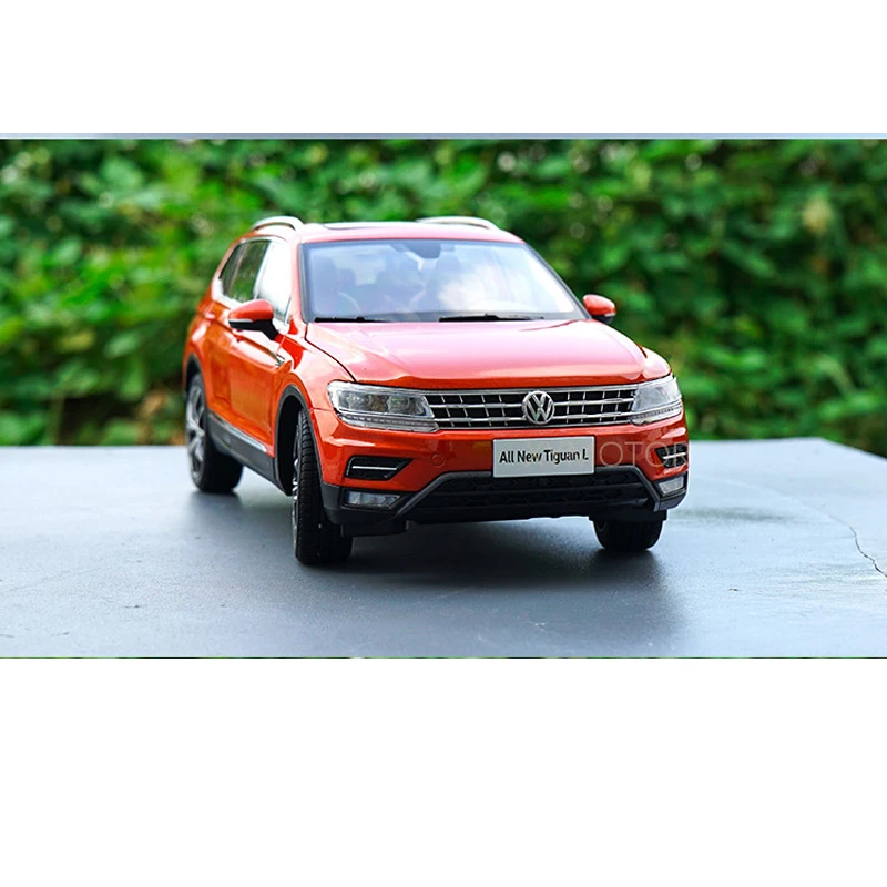 1/18 VW Volkswagen Tiguan L Diecast Metal SUV CAR MODEL Toys Kids gifts Orange