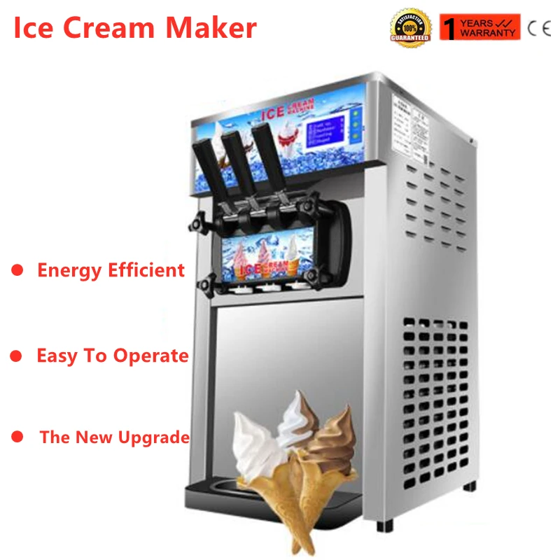 Full Automatic Commercial Ice Cream Machine Household Intelligent Ice