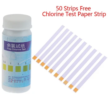 

Test Paper Residual Chlorine PH Value Alkalinity Hardness Test Strip Disinfectant Color Chart Cleaning Water