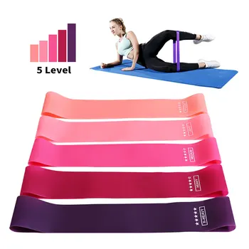 Training Fitness Gum Exercise Gym Strength Resistance Bands Pilates Sport Rubber Fitness Mini Bands Crossfit Workout Equipment 1