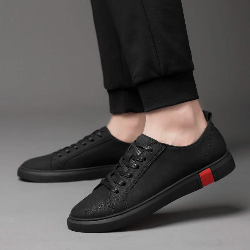 Мужская обувь из натуральной кожи модные кроссовки повседневные лоферы на