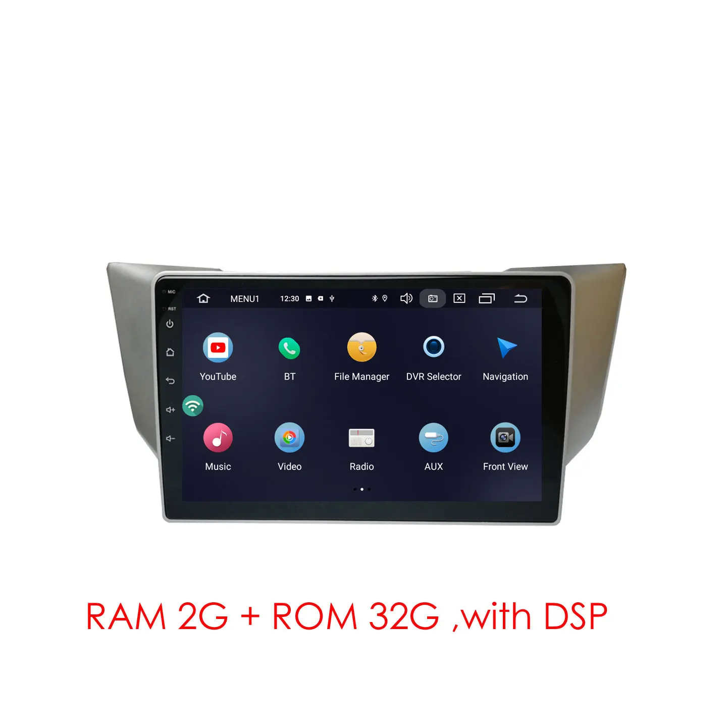 " android 9,0 ram 2G Автомобильный gps dvd-плеер для lexus rx330 rx350 rx400h автомобильный Радио Мультимедиа Навигация стерео головное устройство dsp - Цвет: RAM 2G ROM 32G DSP