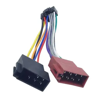 

Wire Harness Adaptor for Kenwood/JVC PI100 Car Stereo Radio ISO Standard Connector 16Pin Plug Cable Car Wire Adapter